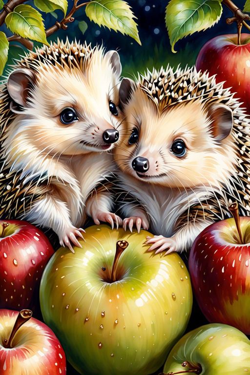 Luxury AB Velvet Diamond Painting Kit -Hedgehog