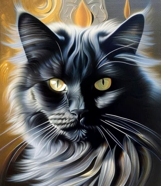 Luxury AB Velvet Diamond Painting Kit -Cat