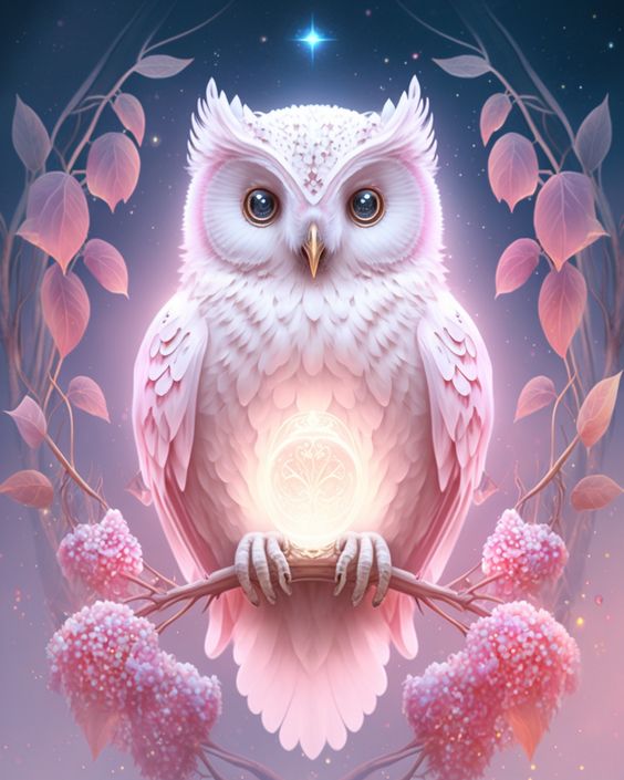 Luxury AB Velvet Diamond Painting Kit -Owl