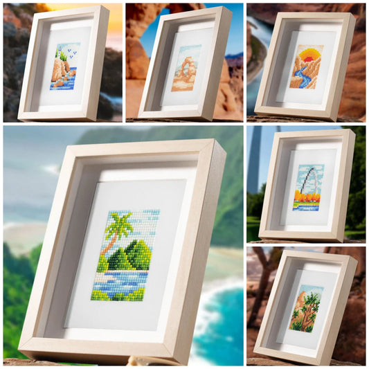 10pcs Mini Square Diamond Painting - National Parks