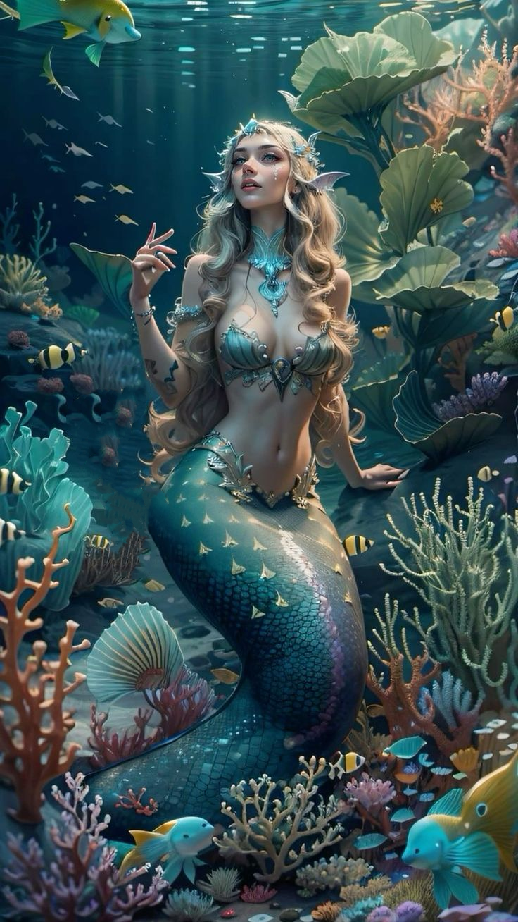 Luxury AB Velvet Diamond Painting Kit -Mermaid