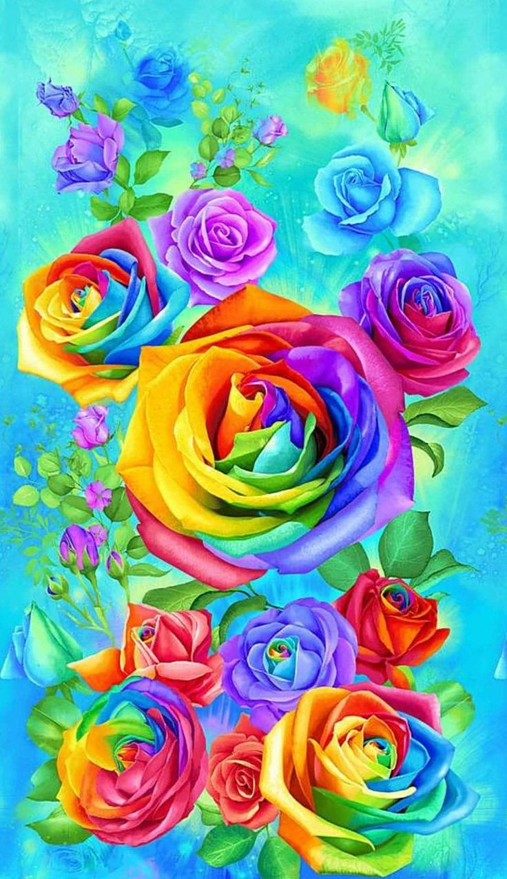 Luxury AB Velvet Diamond Painting Kit -Colored roses