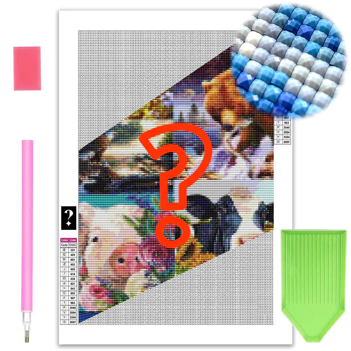 Mystery Diamond Painting Kit （20x20cm）