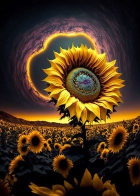 Luxury AB Velvet Diamond Painting Kit -  Sunflowers