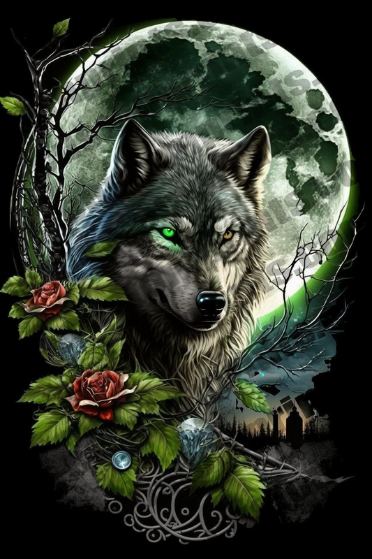 Free AB  Diamond Painting  |Wolf