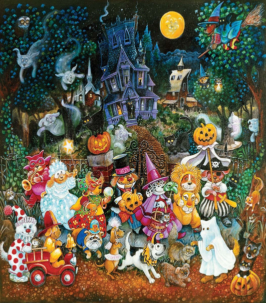 Luxury AB Velvet Diamond Painting Kit -Halloween