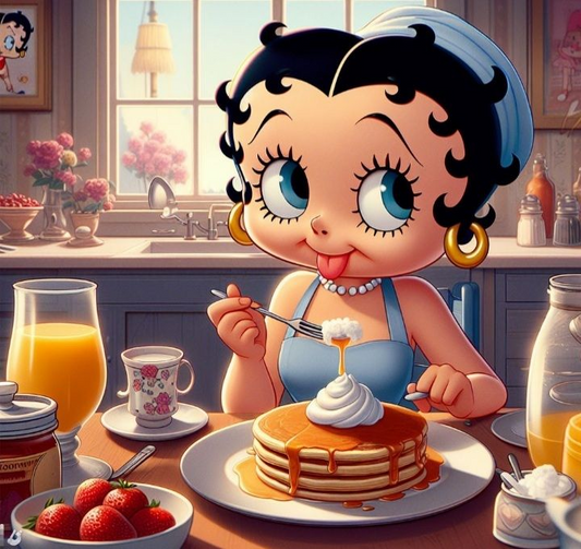 Luxury AB Velvet Diamond Painting Kit -Betty boop