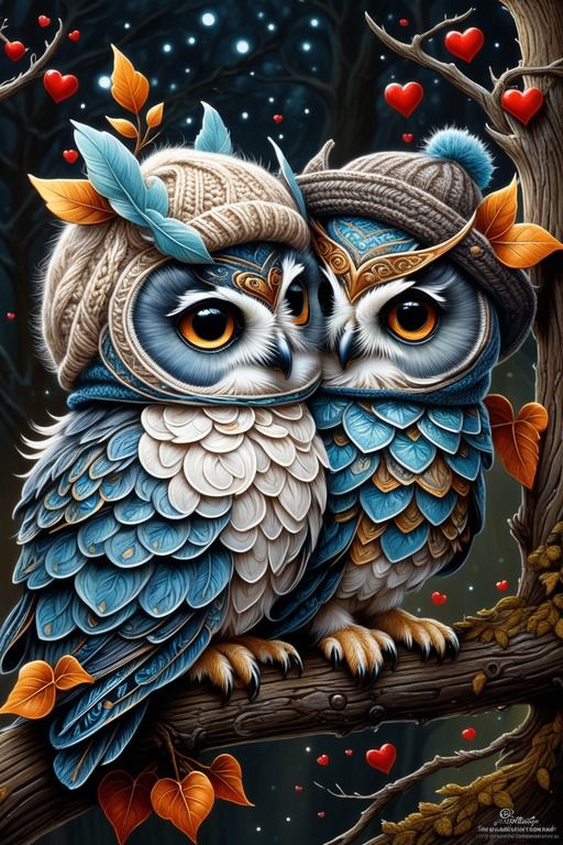 Luxury AB Velvet Diamond Painting Kit -Owl