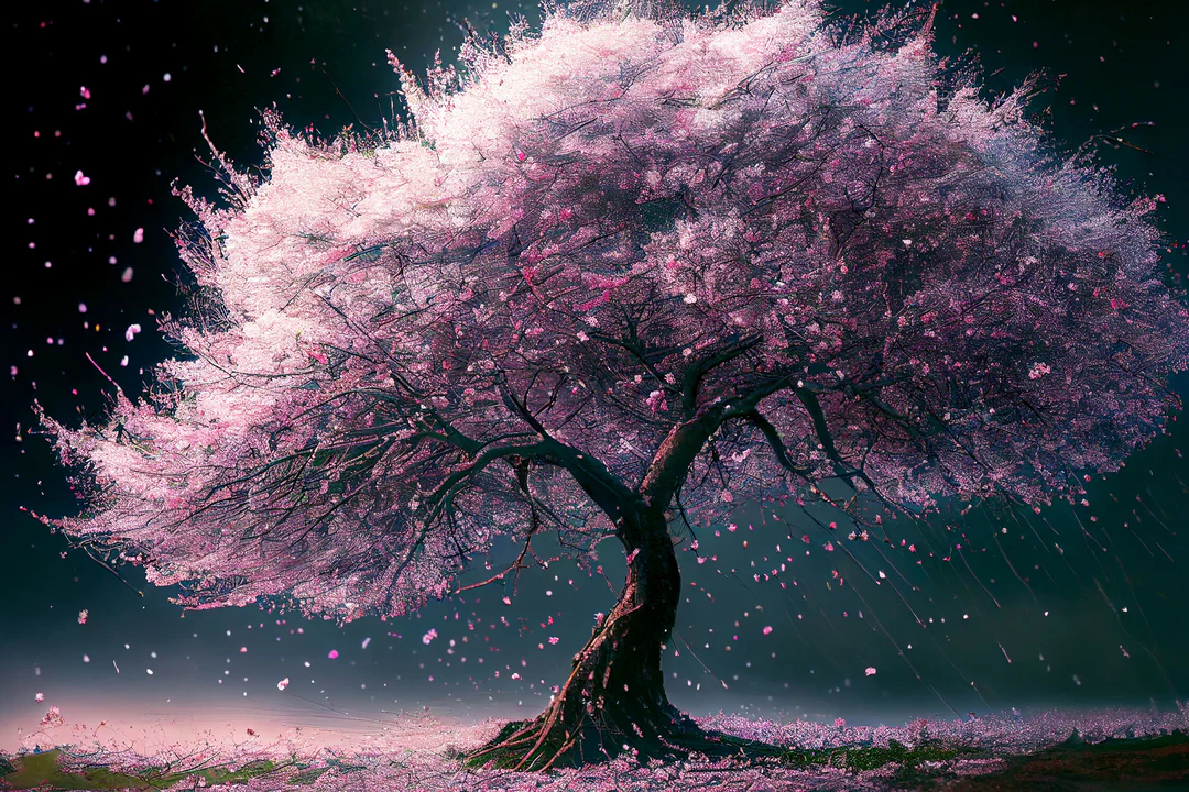 Luxury AB Velvet Diamond Painting Kit -Pink Tree