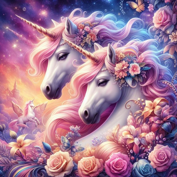 Luxury AB Velvet Diamond Painting Kit -Unicorn