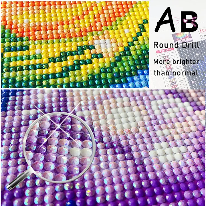 AB Diamond Painting  |  Purple Tulips