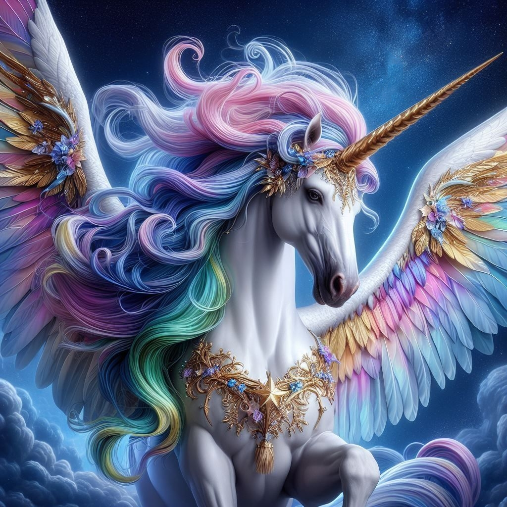 Luxury AB Velvet Diamond Painting Kit -Unicorn