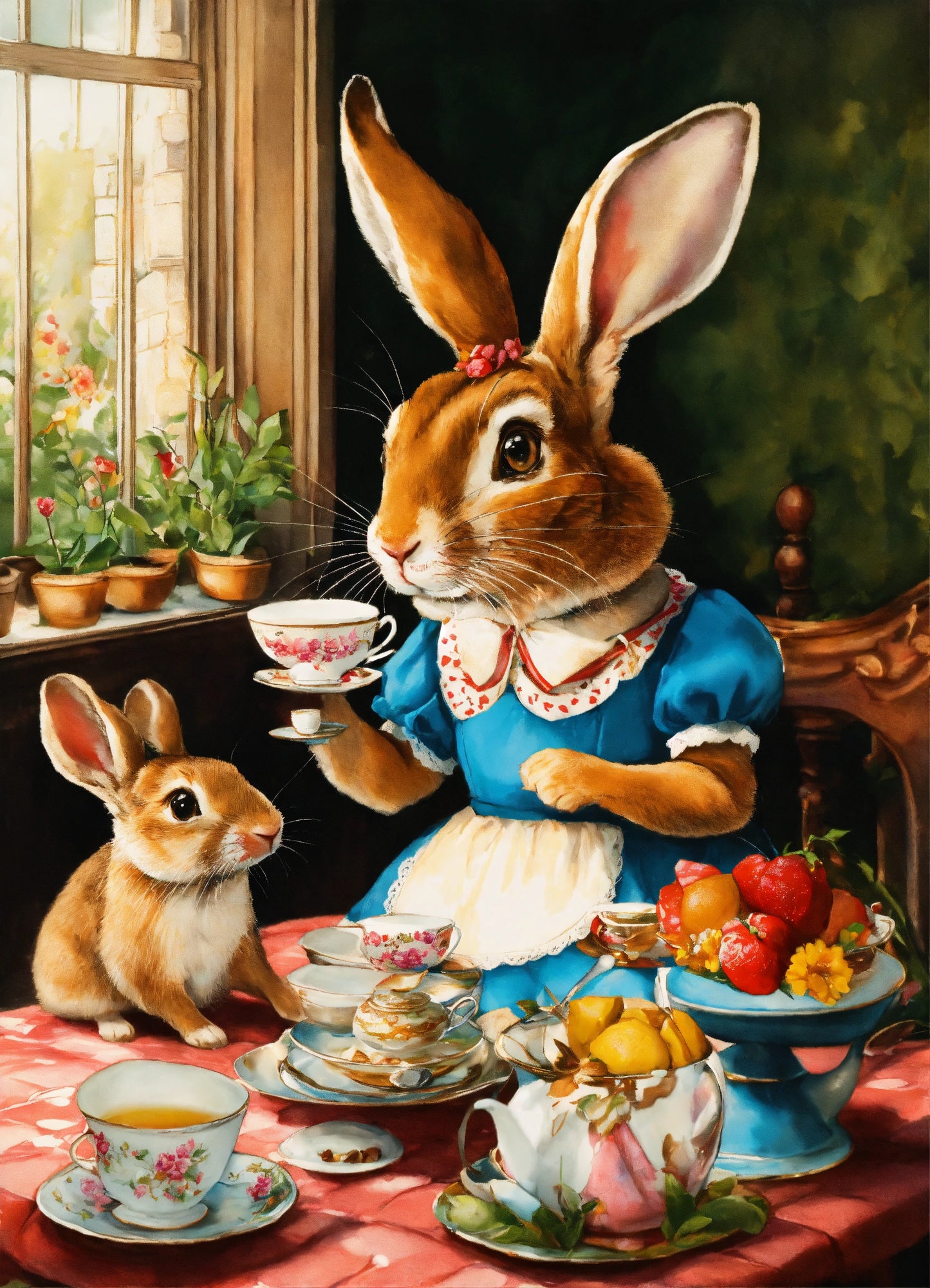 Luxury AB Velvet Diamond Painting Kit -Rabbit