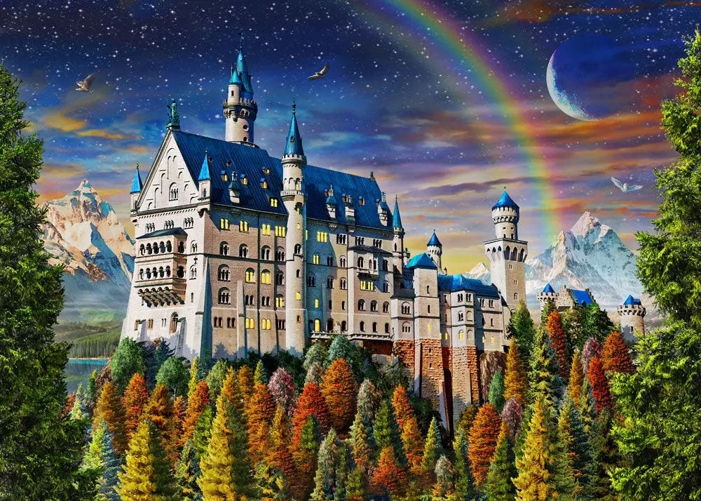 Luxury AB Velvet Diamond Painting Kit -Castle