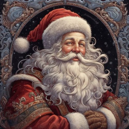 Luxury AB Velvet Diamond Painting Kit -Santa Claus