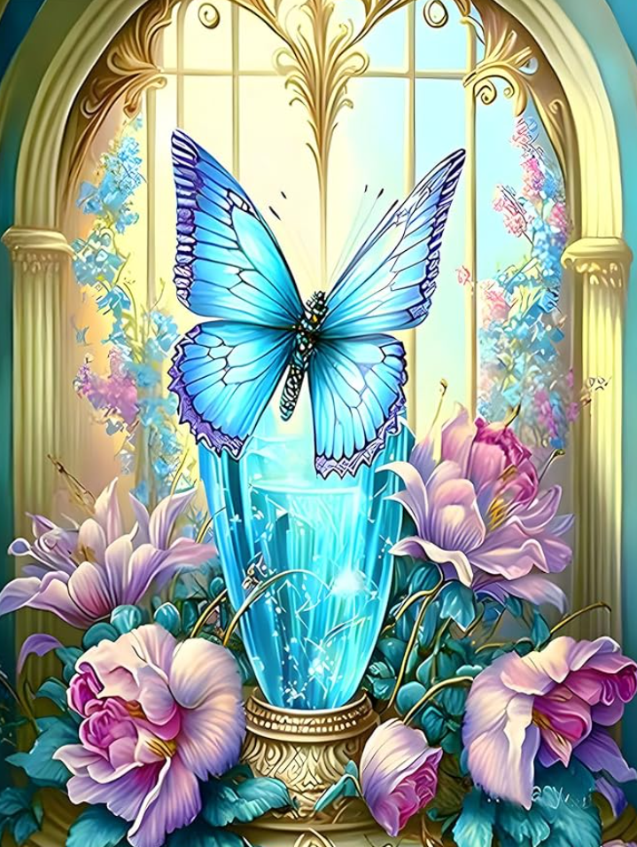 Luxury AB Velvet Diamond Painting Kit -Butterfly