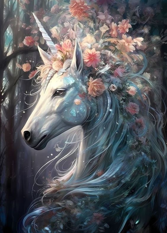 Luxury AB Velvet Diamond Painting Kit -Unicorn