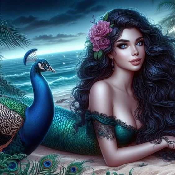 Luxury AB Velvet Diamond Painting Kit -Mermaid