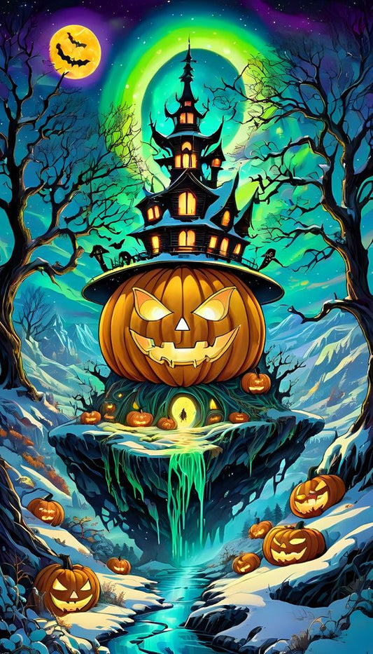 Luxury AB Velvet Diamond Painting Kit -Halloween