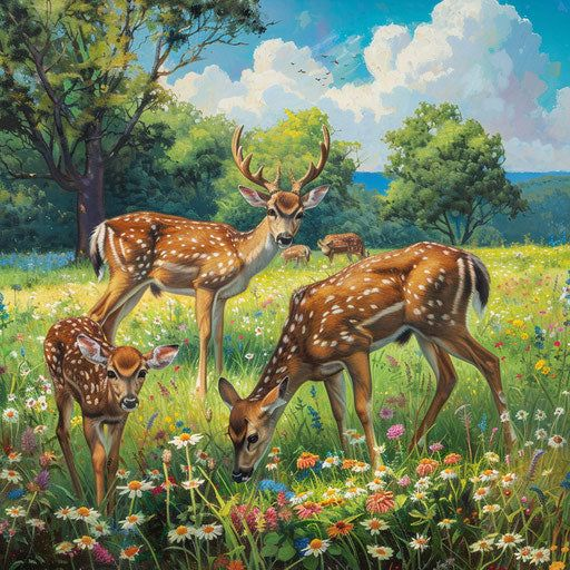 Luxury AB Velvet Diamond Painting Kit -Deer