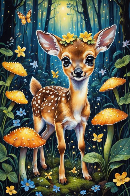 Luxury AB Velvet Diamond Painting Kit -Deer