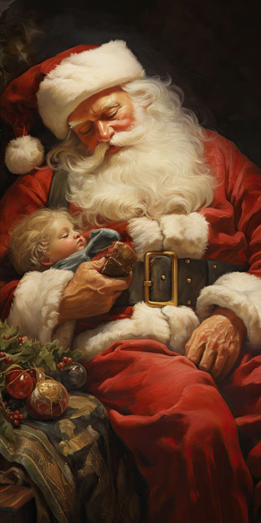 Luxury AB Velvet Diamond Painting Kit -Santa Claus