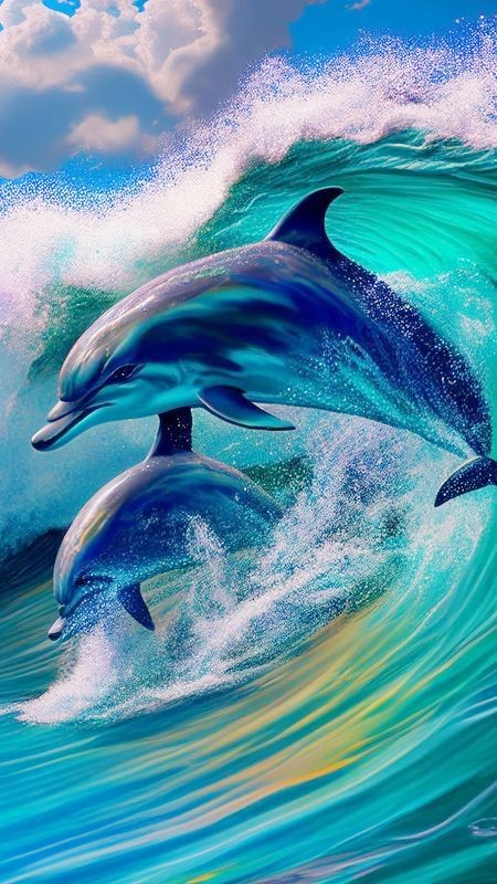 AB Diamond Painting    |  Dolphin