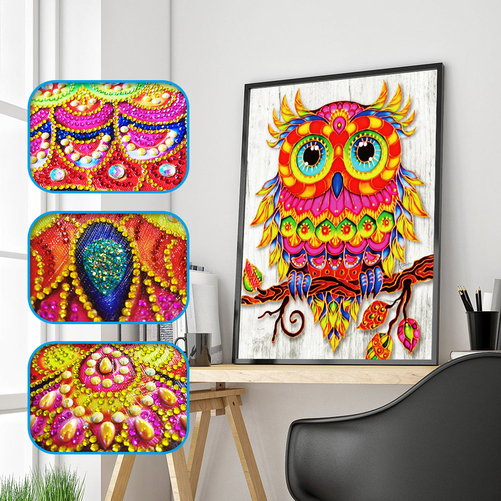 Owl | Special Shaped Diamond Painting Kits