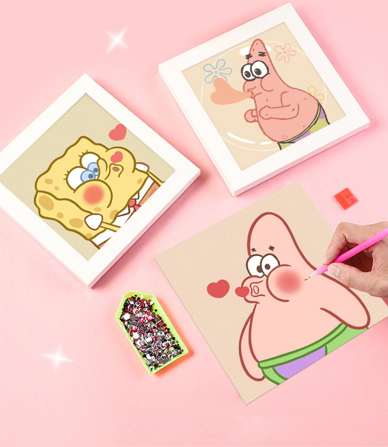 SpongeBob SquarePants | Crystal Rhinestone Diamond Painting Kits for children