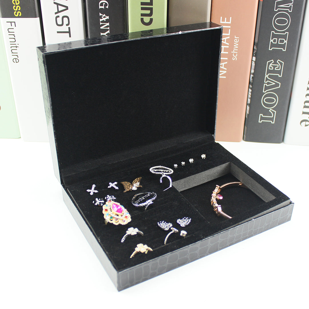 Boîte à bijoux en résine de décoration de chrysanthème de peinture de diamant de forme spéciale de bricolage