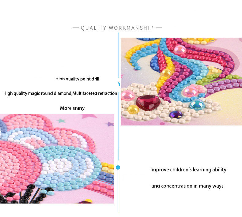 5D Notebook DIY  Special Shape Rhinestone Diary Book | Mermaid