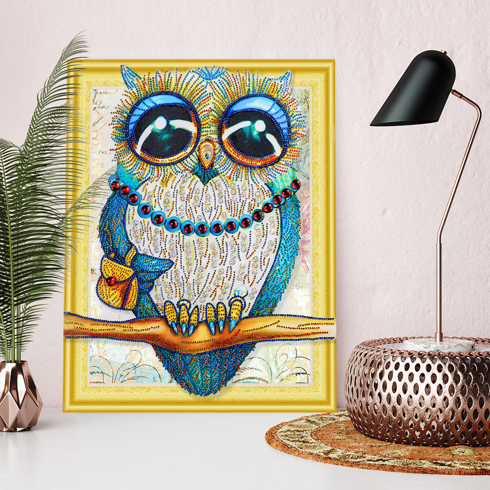 Owl | Special Shaped Diamond Painting Kits