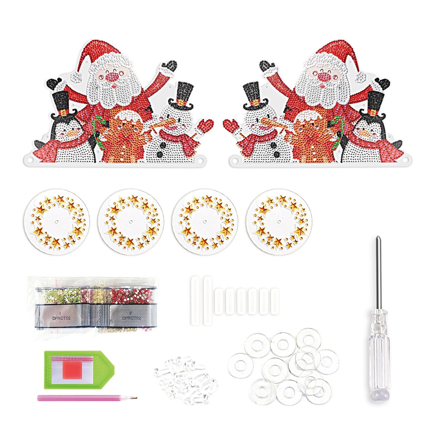 Christmas | Diamond Painting Driving Toy Car | Led Light Pad Decoration