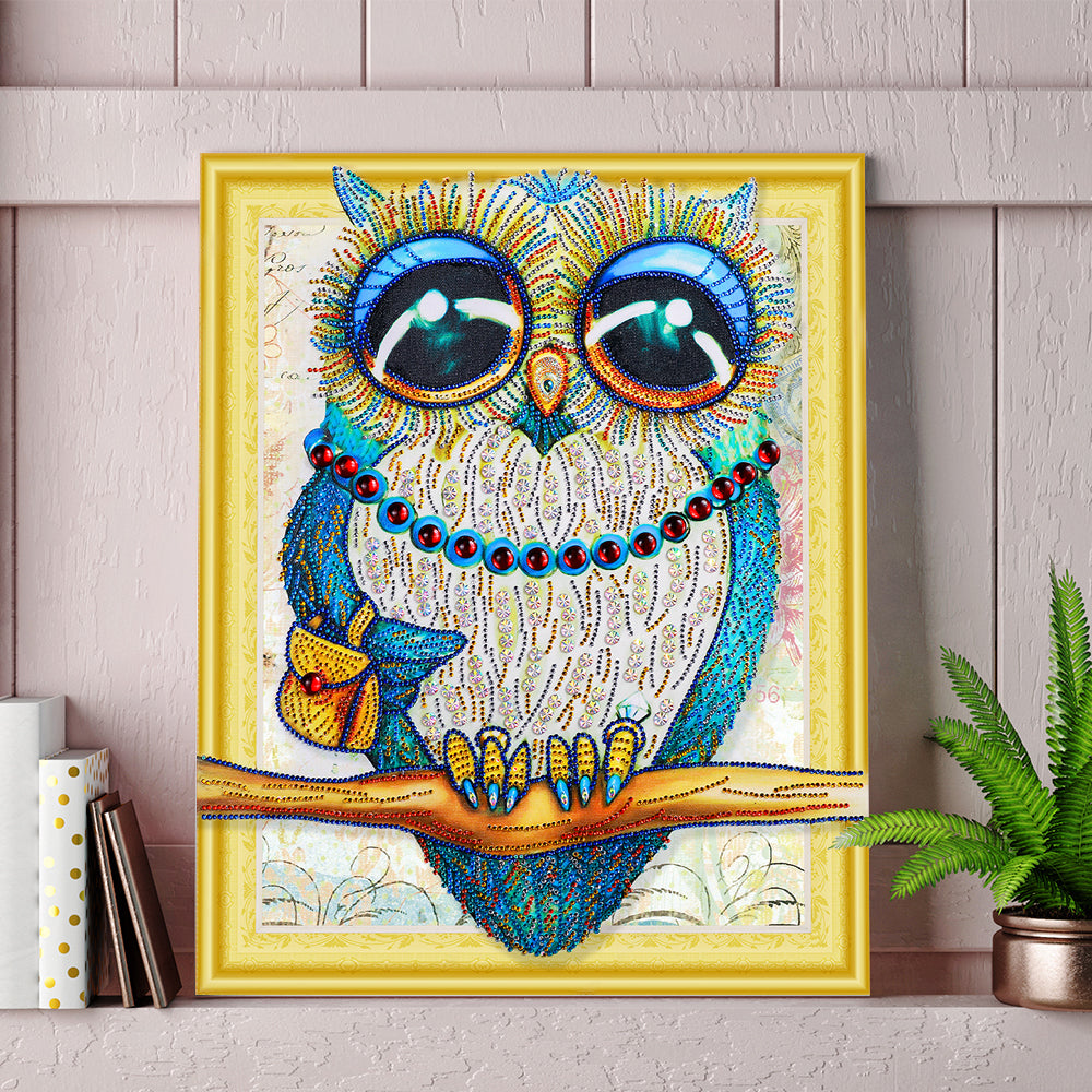 Owl | Special Shaped Diamond Painting Kits