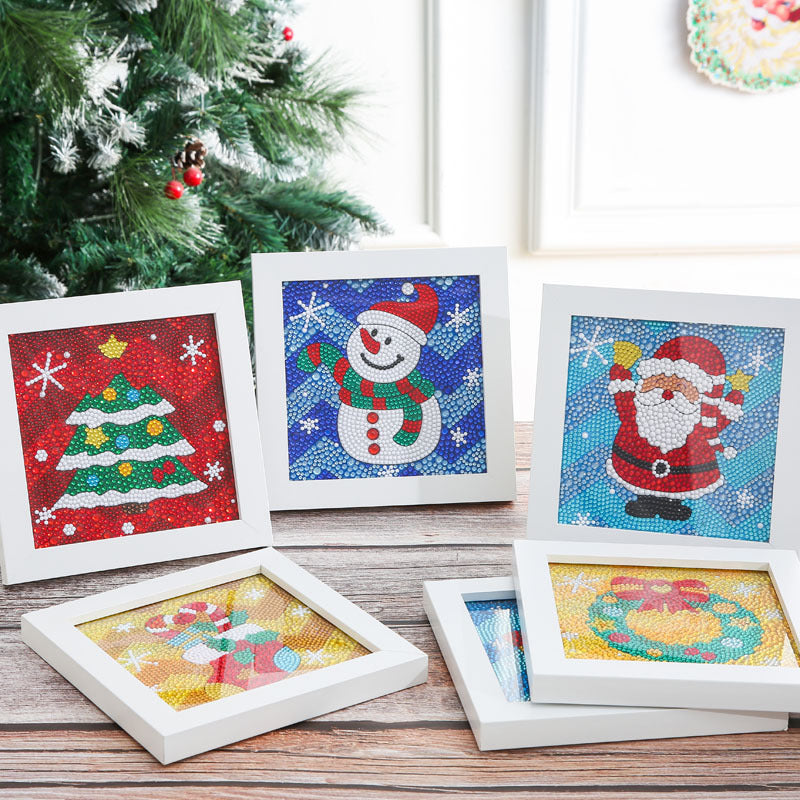 Christmas | Crystal Rhinestone Diamond Painting Kits for children | 15x15cm