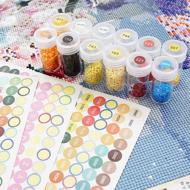 Diamond Painting Tools 455 Color Number Stickers Decals