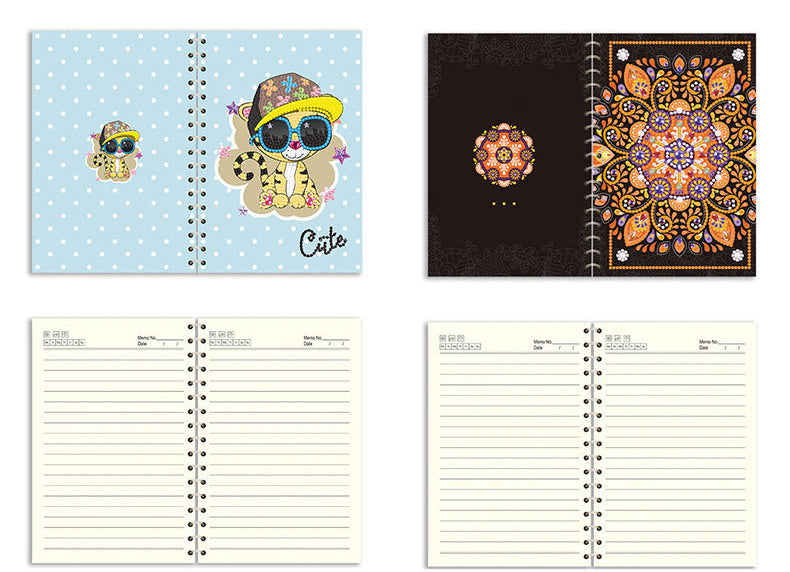 5D Notebook DIY Forme spéciale Strass Journal Journal | Mandala 