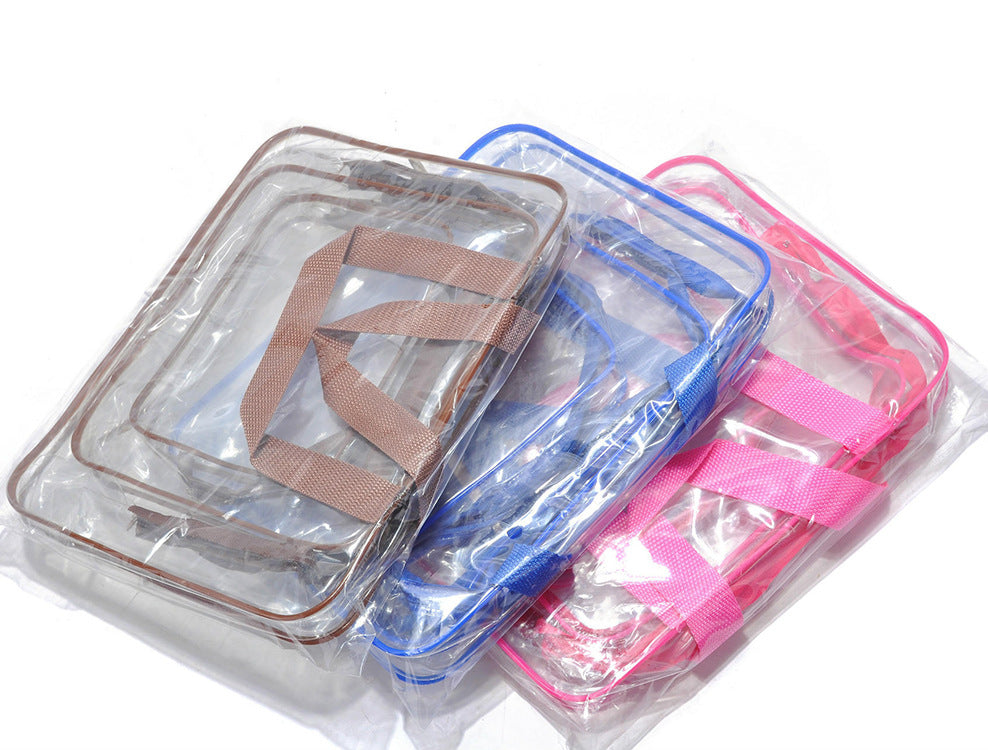 sac transparent en pvc | sac de rangement pour outils diamantés | 3ps