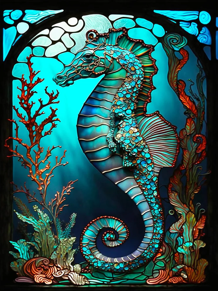 AB Diamond Painting  | Seahorse