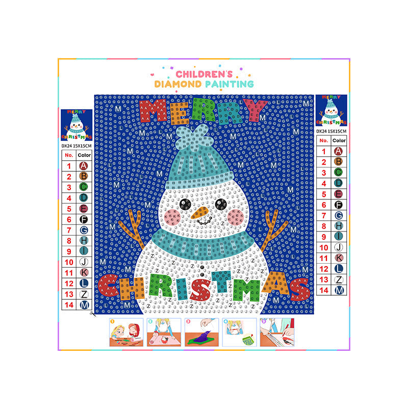 Weihnachten | Crystal Strass Diamond Painting Kits für Kinder