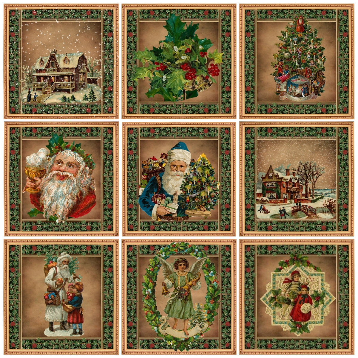 Christmas | Full Round/Square Diamond Painting Kits | 30x30-50x50cm