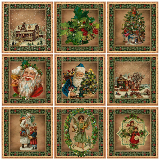 Weihnachten | Vollständige Runde/Quadratische Diamond Painting Kits | 30x30-50x50cm 