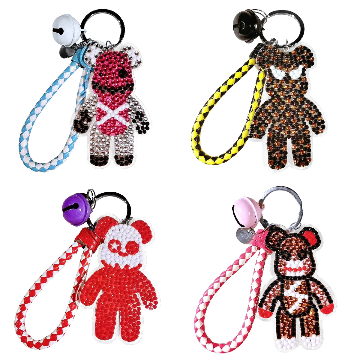 DIY Diamond Painting Keychain | Bearbrick