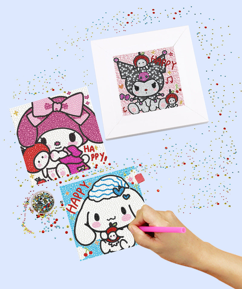 Mélodie | Kits de peinture diamant strass cristal pour enfants