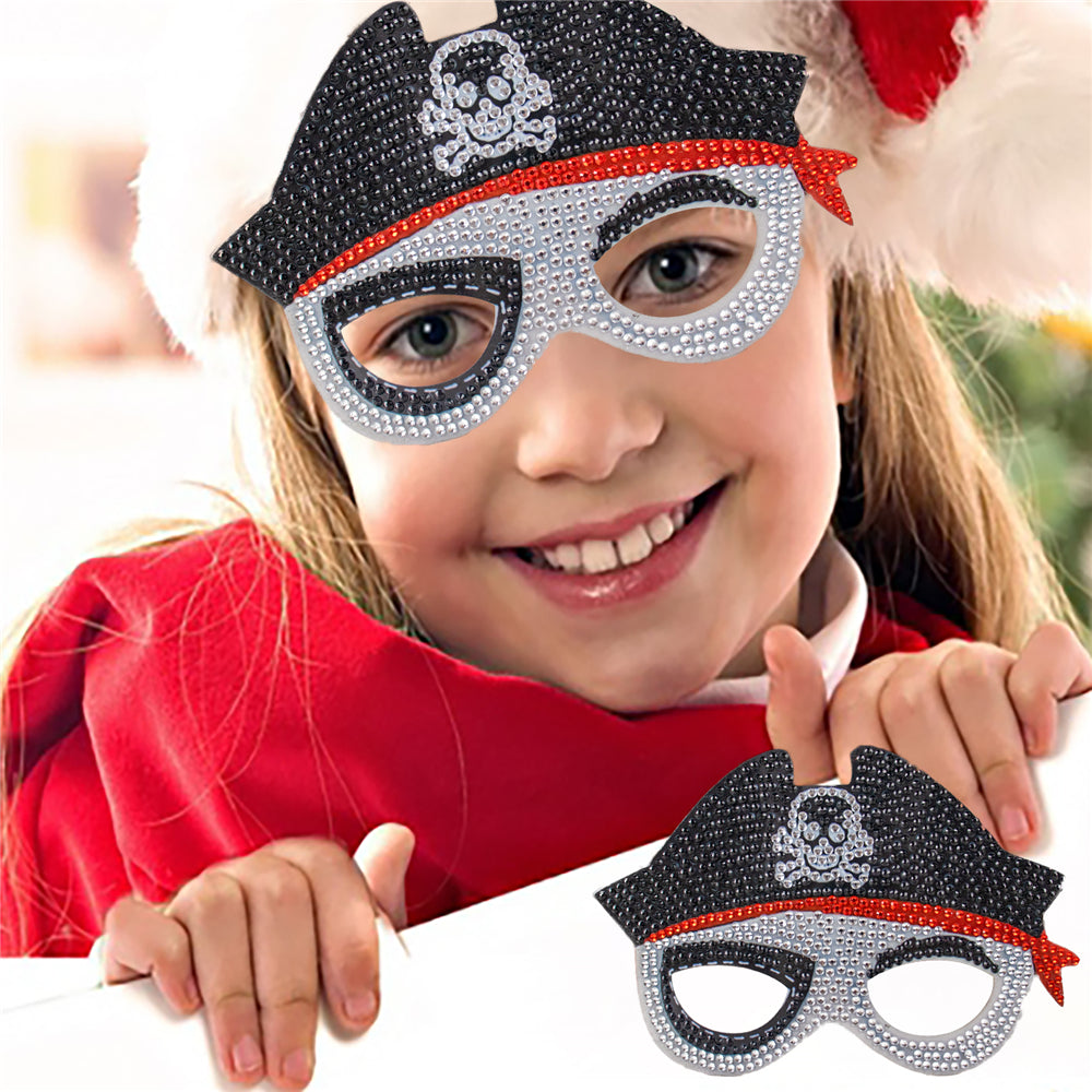 DIY Diamond Painting Christmas Funny Game Glasses | Pirate Hat