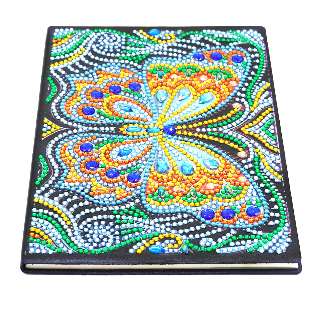 A5 5D Notebook DIY Part Special Shape Rhinestone Diary Book | Butterfly