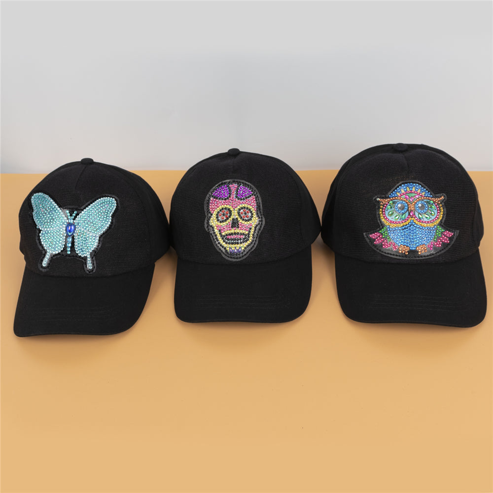 DIY Diamond Painting Baseball Cap | Butterfly