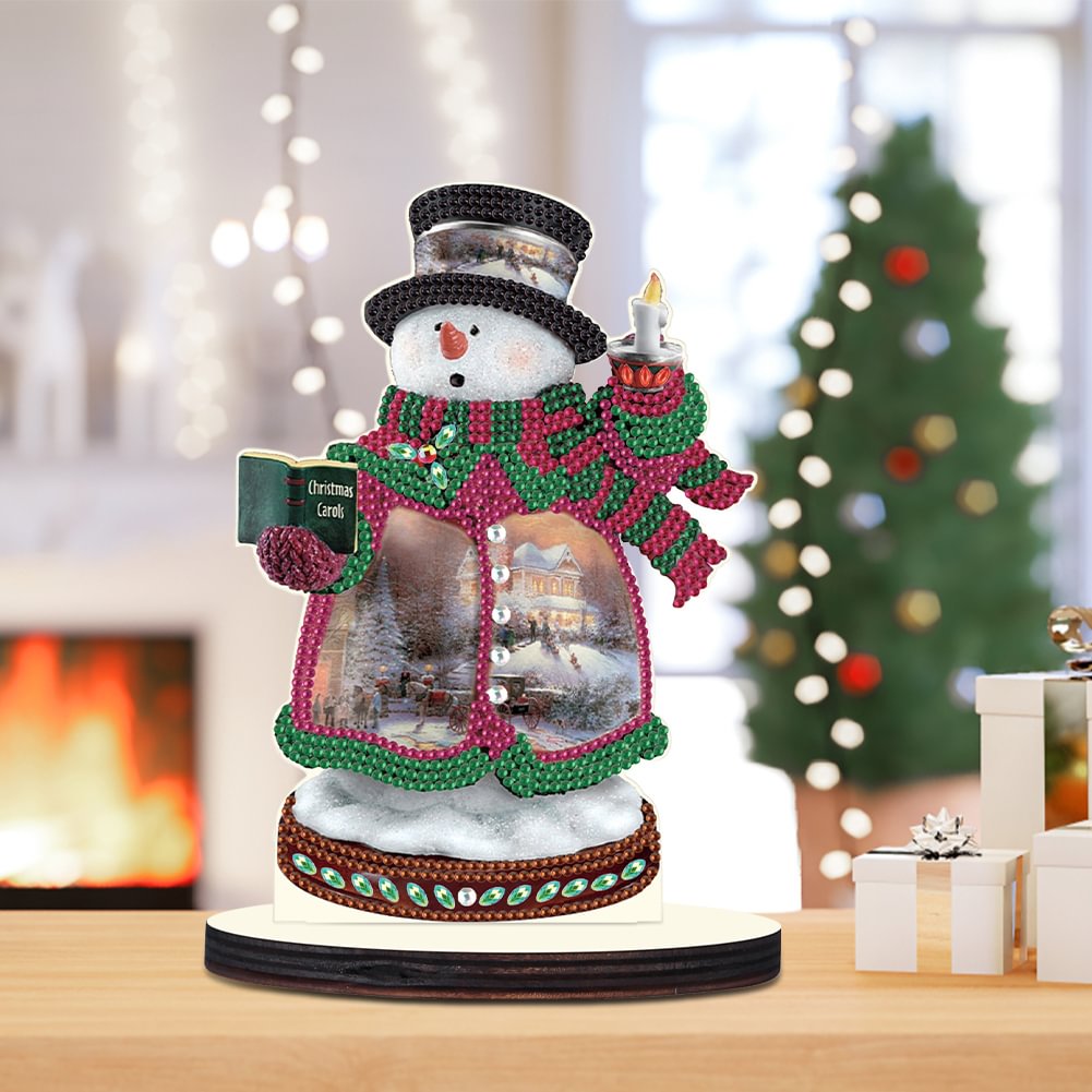 Diamond Painting Ornament | Christmas Snowman