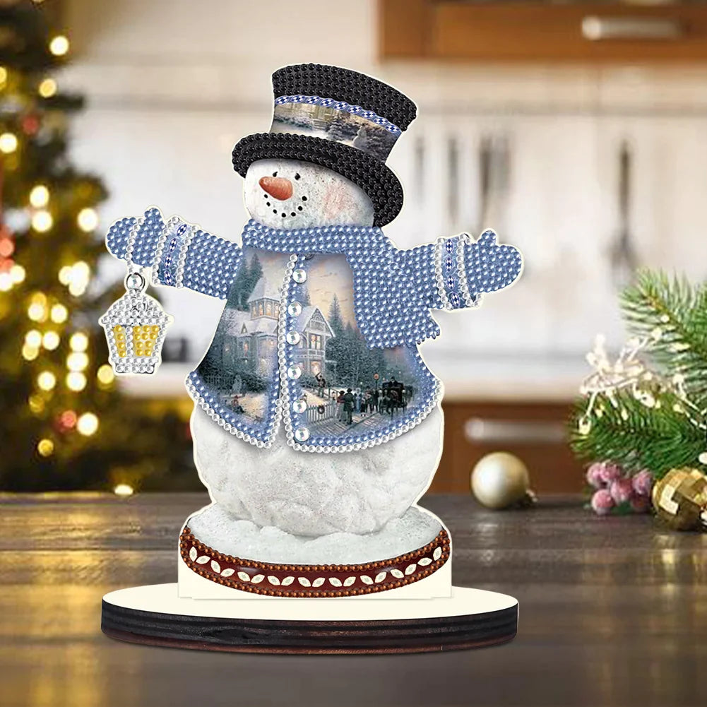 Diamond Painting Ornament | Christmas Snowman