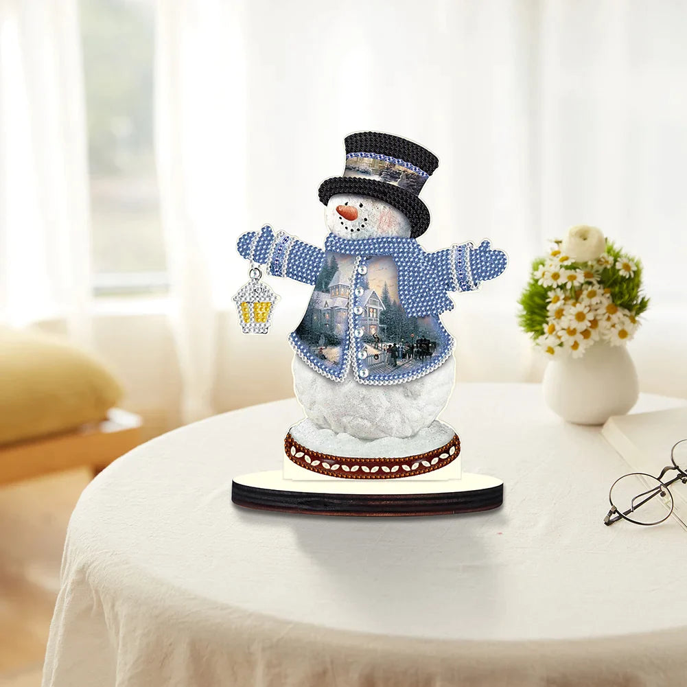 Diamond Painting Ornament | Christmas Snowman